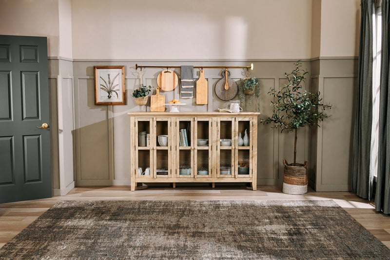 Rocco Large Accent Cabinet - Cream