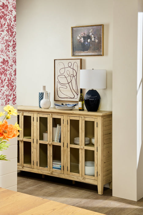 Rocco Large Accent Cabinet - Cream