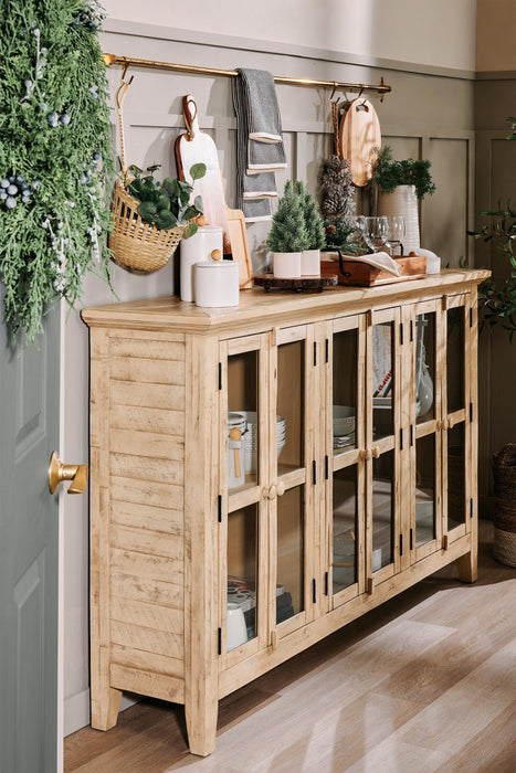 Rocco Large Accent Cabinet - Cream