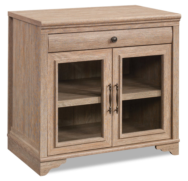 Rollingwood 31.5\" Commercial Grade Storage Cabinet with Drawer - Brushed Oak