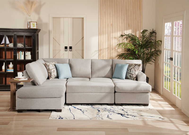 Rowann Blue Area Rug - 5'3\" x 7'6\" 