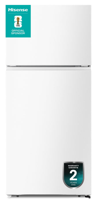 Hisense 18 Cu. Ft. Top-Freezer Refrigerator - RT18A2FWD