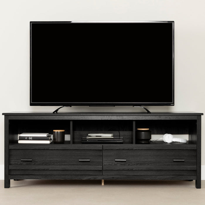 Exhibit 60\" TV Stand - Grey Oak 