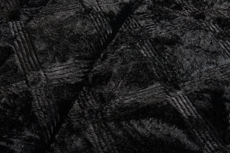 Serene 3-Piece King Comforter Set - Black