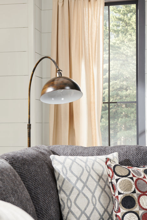 Bean Bronze Metal Floor Lamp