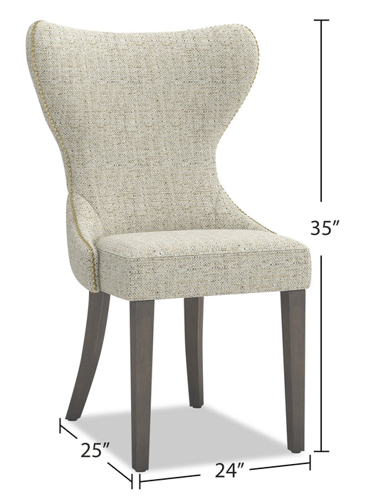 Shea Accent Dining Chair - Ivory