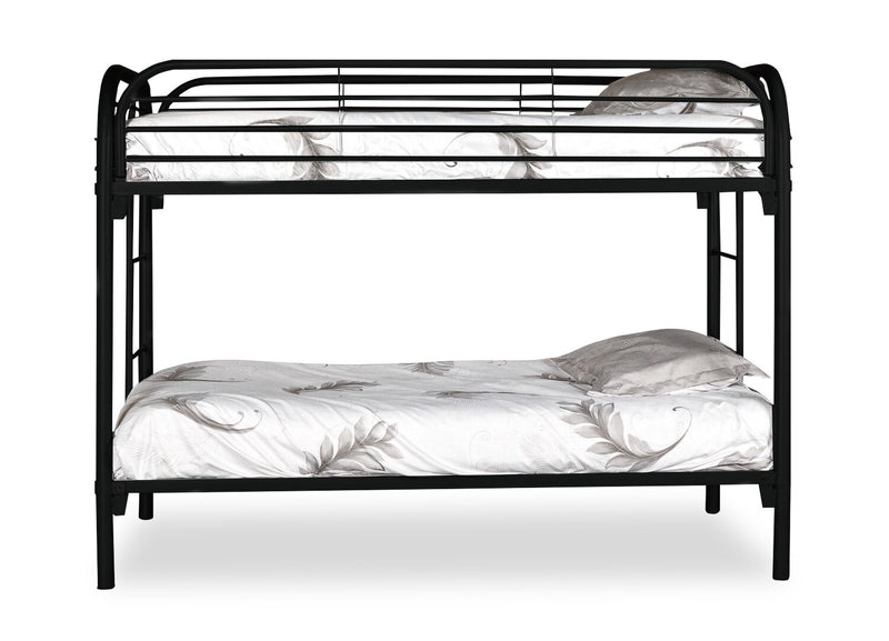 Logan Twin Bunk Bed - Black