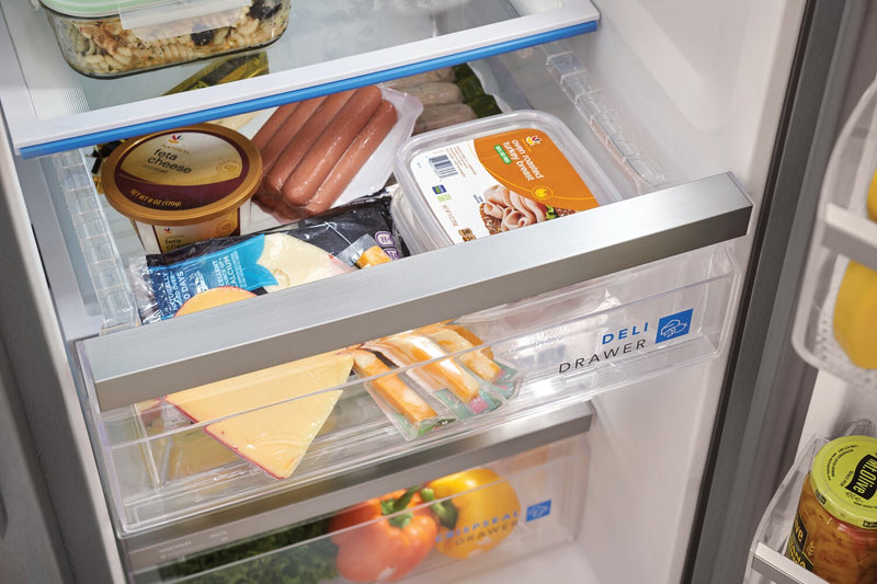 Frigidaire Gallery 36.1\" 25.6 Cu. Ft. Standard-Depth Side-by-Side Refrigerator - Smudge-Proof® Stain… 