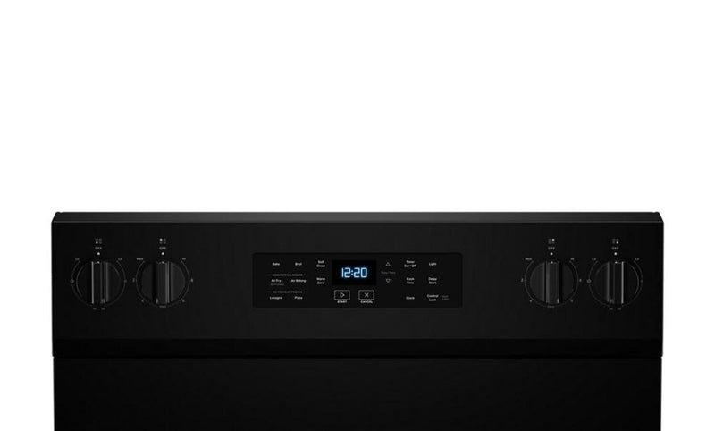 Whirlpool 5.3 Cu. Ft. Electric Range with No Preheat Air Fry - Black - YWFES5030RB