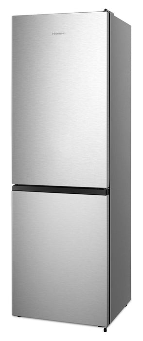 Hisense 23.4\" 10.7 Cu. Ft. Bottom-Mount Refrigerator - Titanium - RB12A2CSE 