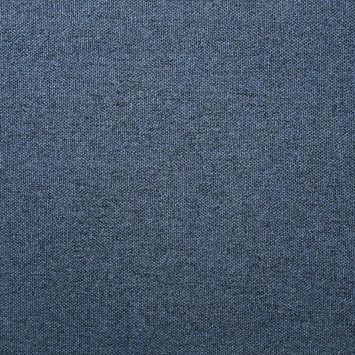 Eden 2-Piece Blue Linen-Look Fabric Sleeper Sectional with Storage Chaise and Removable Back Cushions