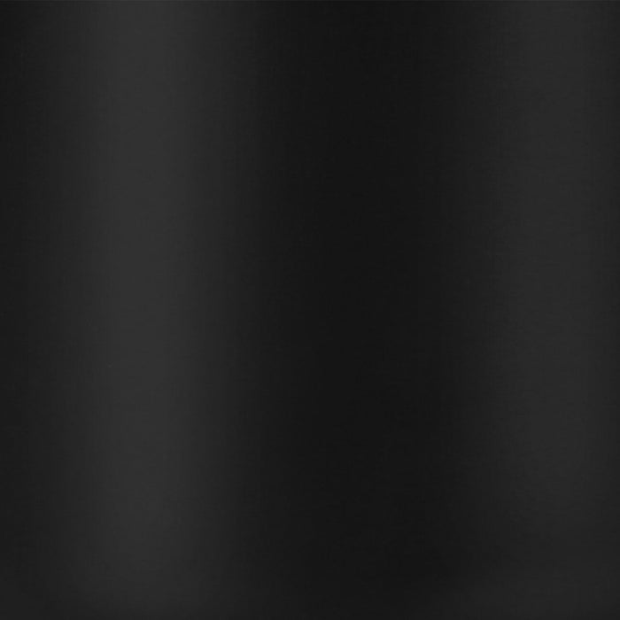 24\" Black Concrete Table Lamp with Grey Shade
