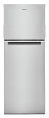 Whirlpool 24\" 12.9 Cu. Ft. Top-Mount Refrigerator - Fingerprint-Resistant Stainless Finish - WRT313C… 