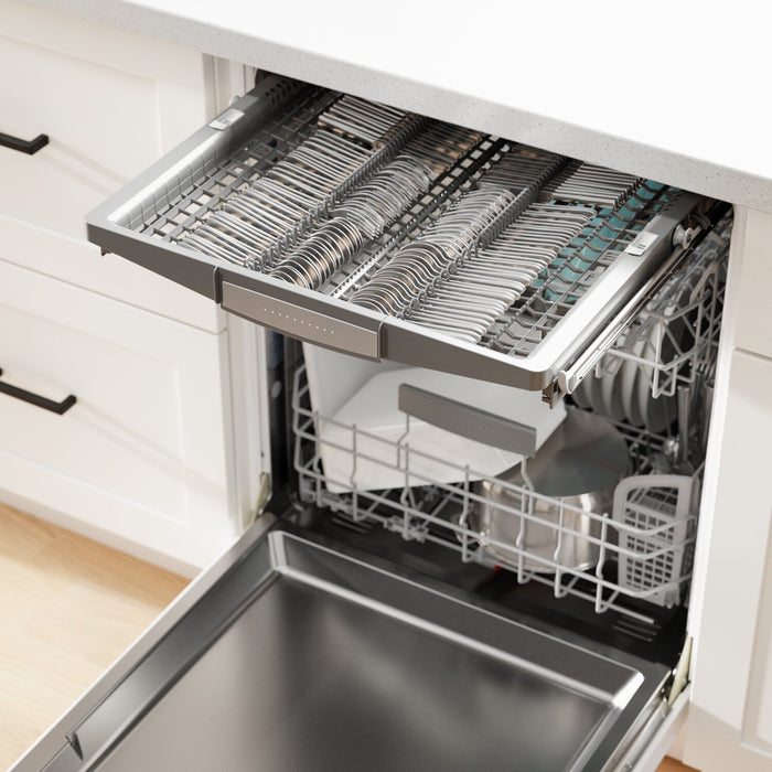 Bosch 800 Series 24'' Smart Dishwasher with Third Rack - Anti Fingerprint Stainless Steel - SHX78DM5N