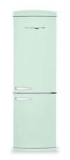 Classic Retro by Unique 24\" 12 Cu. Ft. Bottom-Freezer Refrigerator - Summer Mint Green - UGP-340L LG AC