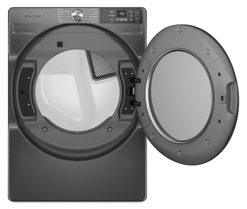 Whirlpool 7.4 Cu. Ft. Smart Gas Dryer with Wrinkle Shield™ - Volcano Black - WGD5720RU