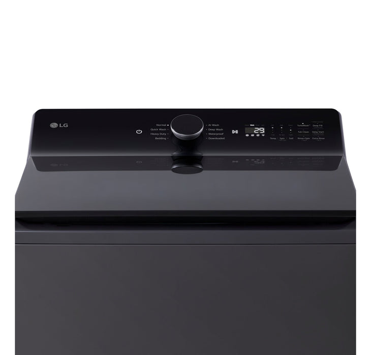 LG 6.1 Cu. Ft. Mega-Capacity Top-Load Washer with EasyUnload™ and AI Sensing - WT8405CB