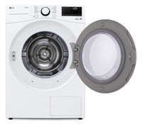 LG 7.8 Cu. Ft 6-Motion DirectDrive® Dryer with Heat Pump – White - DLHC3602W