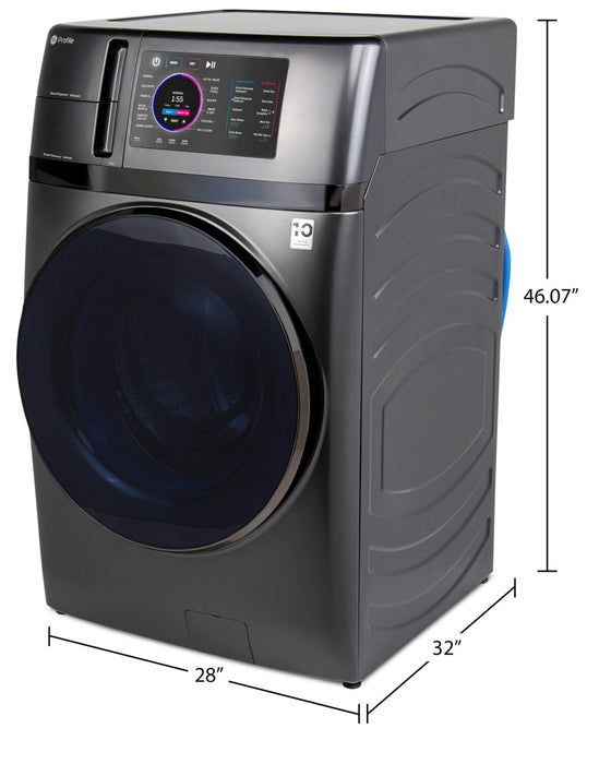 Profile 5.5 Cu. Ft. UltraFast All-in-One Washer/Dryer with Ventless Heat Pump and Pet Hair Removal M… 
