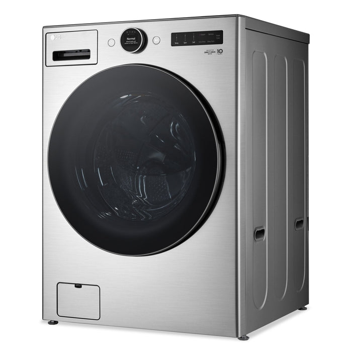 LG 5.2 Cu. Ft. Smart Front-Load High-Efficiency Steam Washer - Graphite Steel - Stackable - WM5500HV… 