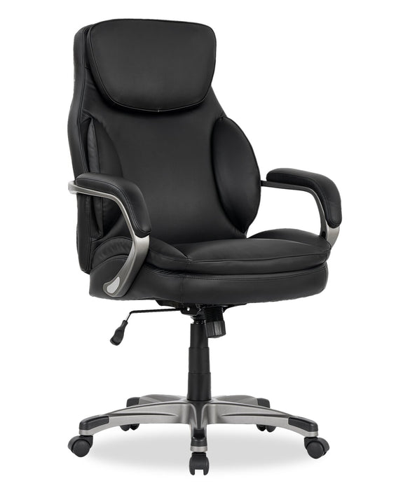 Sealy® Palisade 28\" Adjustable Ergonomic Office Chair - Black
