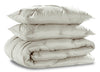 Gardenia Wynd 3-Piece Full/Queen Comforter Set - Oatmeal