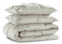 Gardenia Wynd 3-Piece Full/Queen Comforter Set - Oatmeal 