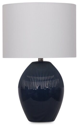 Kort & Co. Penelope 24\" Blue Ceramic Table Lamp