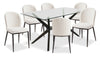Ace 7-Piece Dining Package - Ivory