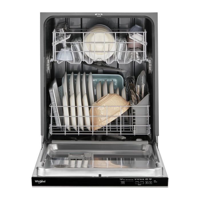 Whirlpool 24\" 55 dBA Built-In Top-Control Dishwasher - Fingerprint Resistant Stainless Steel - WDP54… 