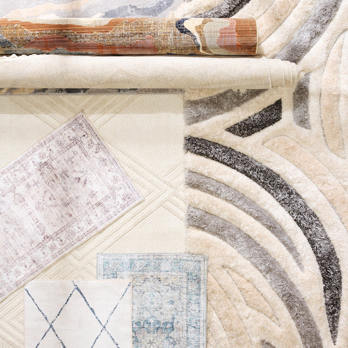 Janey Multi-Colour Area Rug - 5'3\" x 7'10\"