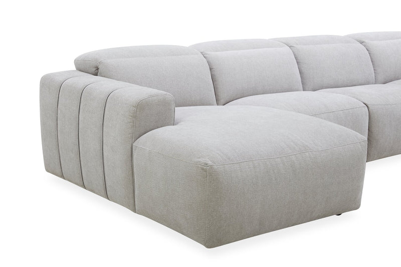 Presidio 6-Piece Left-Facing Power Reclining Sectional – Powder