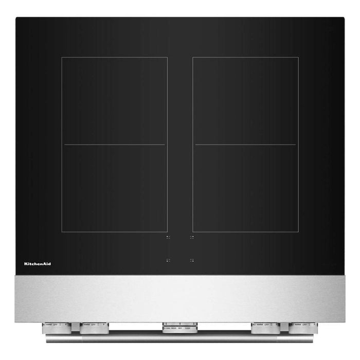KitchenAid 30\" 4.1 Cu. Ft. Freestanding Convection Range with No Preheat Air Fry - Stainless Steel - KFIS930SSS