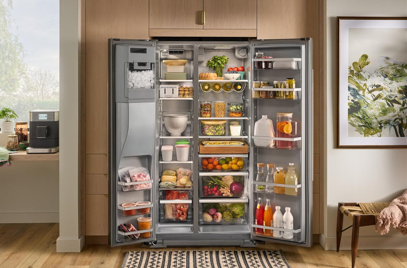 KitchenAid 36\" 29 Cu. Ft. Side-by-Side Refrigerator - Fingerprint Resistant Stainless Steel - KRSF536RPS 