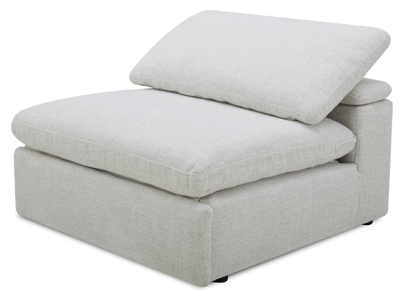 Sky Modular 6-Piece Fabric Power Reclining Sectional with Reclining Armless Chair - Nathan Wheat