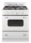 Off-Grid Classic Retro by Unique 30\" 3.9 Cu. Ft. Propane Gas Range - Marshmallow White - UGP-30CR OF2 W