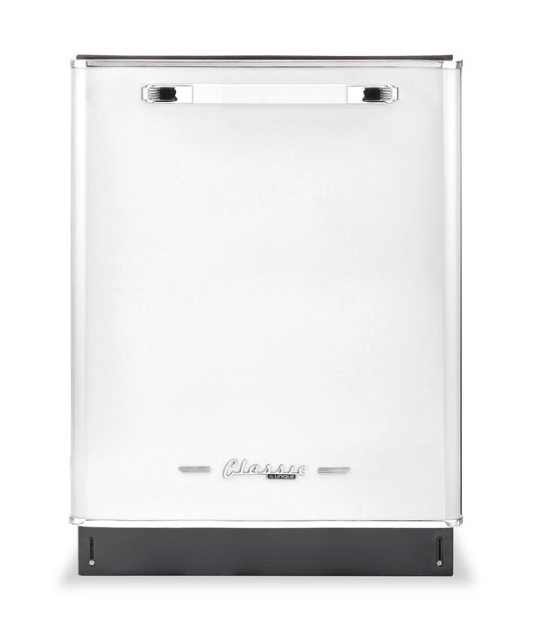 Classic Retro by Unique 24\" 45 dBA Top-Control Dishwasher - Marshmallow White - UGP-24CR DW W