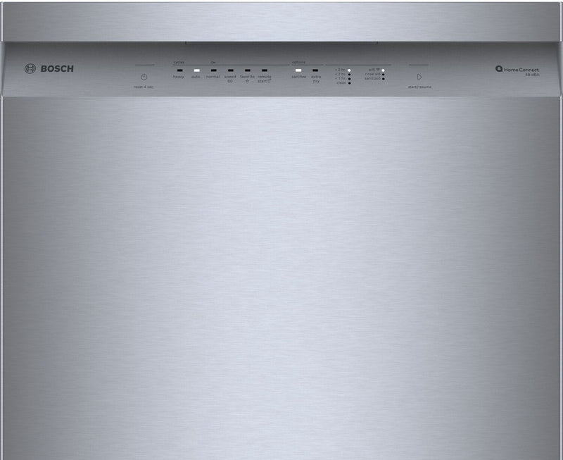 Bosch 100 Series 24\" 48 dBA Smart Dishwasher with PrecisionWash® - Stainless Steel - SHE41CM5N 