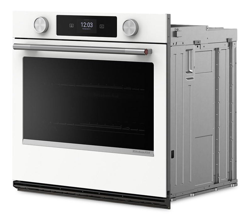 KitchenAid 30\" Smart Electric Single Wall Oven - White - KOES730SWH