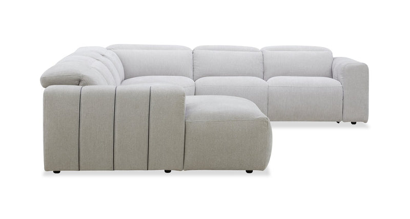 Presidio 6-Piece Left-Facing Power Reclining Sectional – Powder