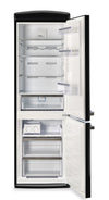 Classic Retro by Unique 24\" 12 Cu. Ft. Bottom-Freezer Refrigerator - Midnight Black - UGP-340L B AC