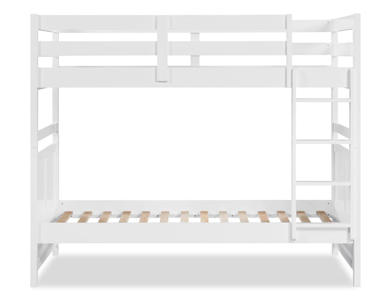 Quinn Twin/Twin Bunk Bed – White