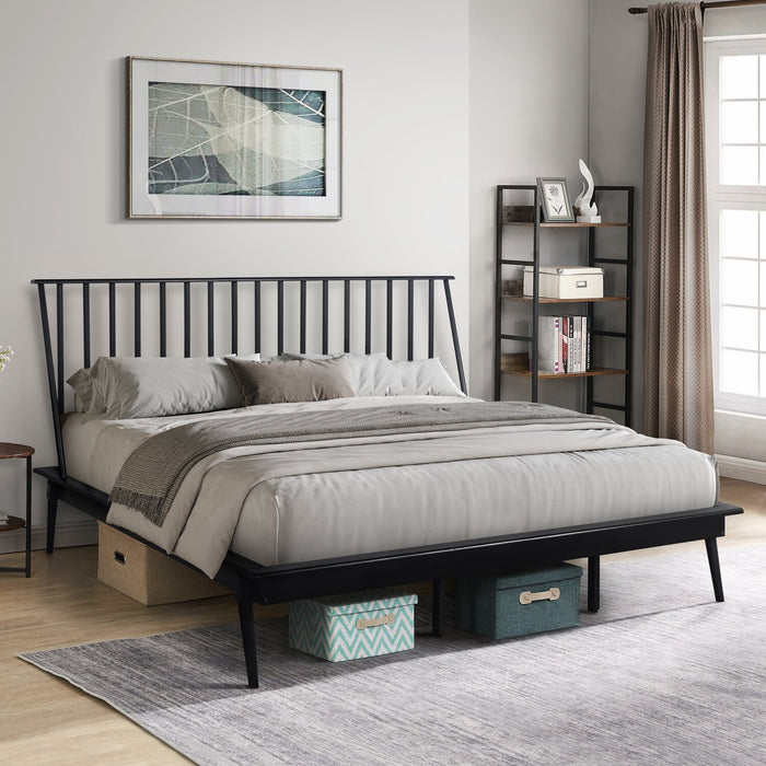 Milan King Bed - Black 