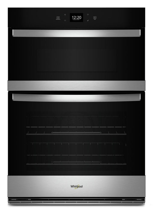 Whirlpool 30\" 6.4 Cu. Ft. Electric Combination Wall Oven with Air Fry - Fingerprint Resistant Stainl… 