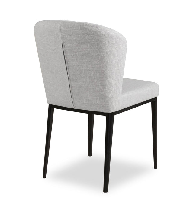 Zoe Upholstered Dining Chair - Grey