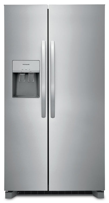 Frigidaire 36\" 25.6 Cu. Ft. Standard-Depth Side-by-Side Refrigerator - Stainless Steel - FRSS2623A… 