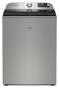 Maytag 6.0 Cu. Ft. Smart Top-Load Washer and 7.4 Cu. Ft. Gas Dryer – Radiant Silver