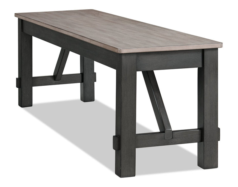 Zao Dining Bench, Melamine, 60\"W - Brown 