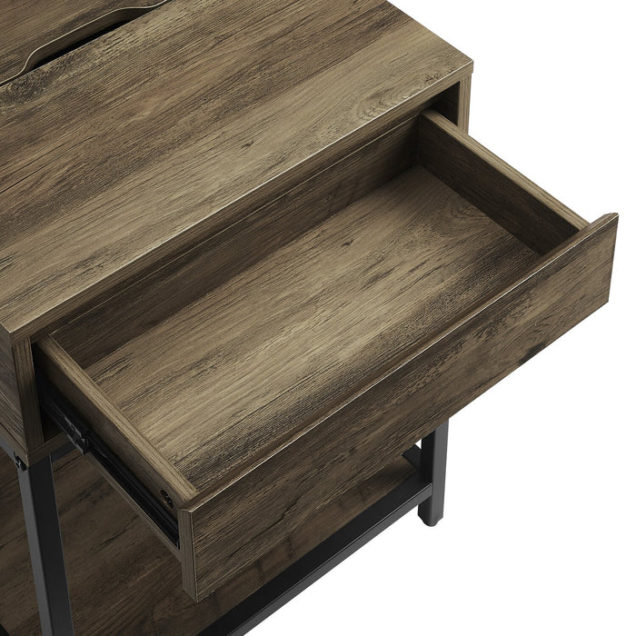 Akio Nightstand - Dark Brown