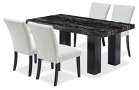 Burk 5-Piece Dining Set – White